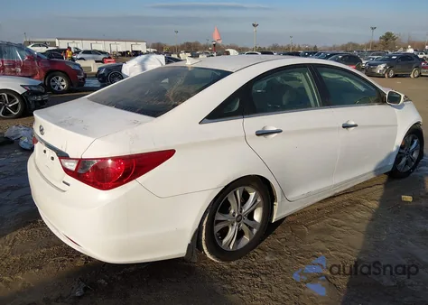 2013 Hyundai Sonata Limited z USA, uszkodzony, nr VIN 5NPEC4AC6DH609034